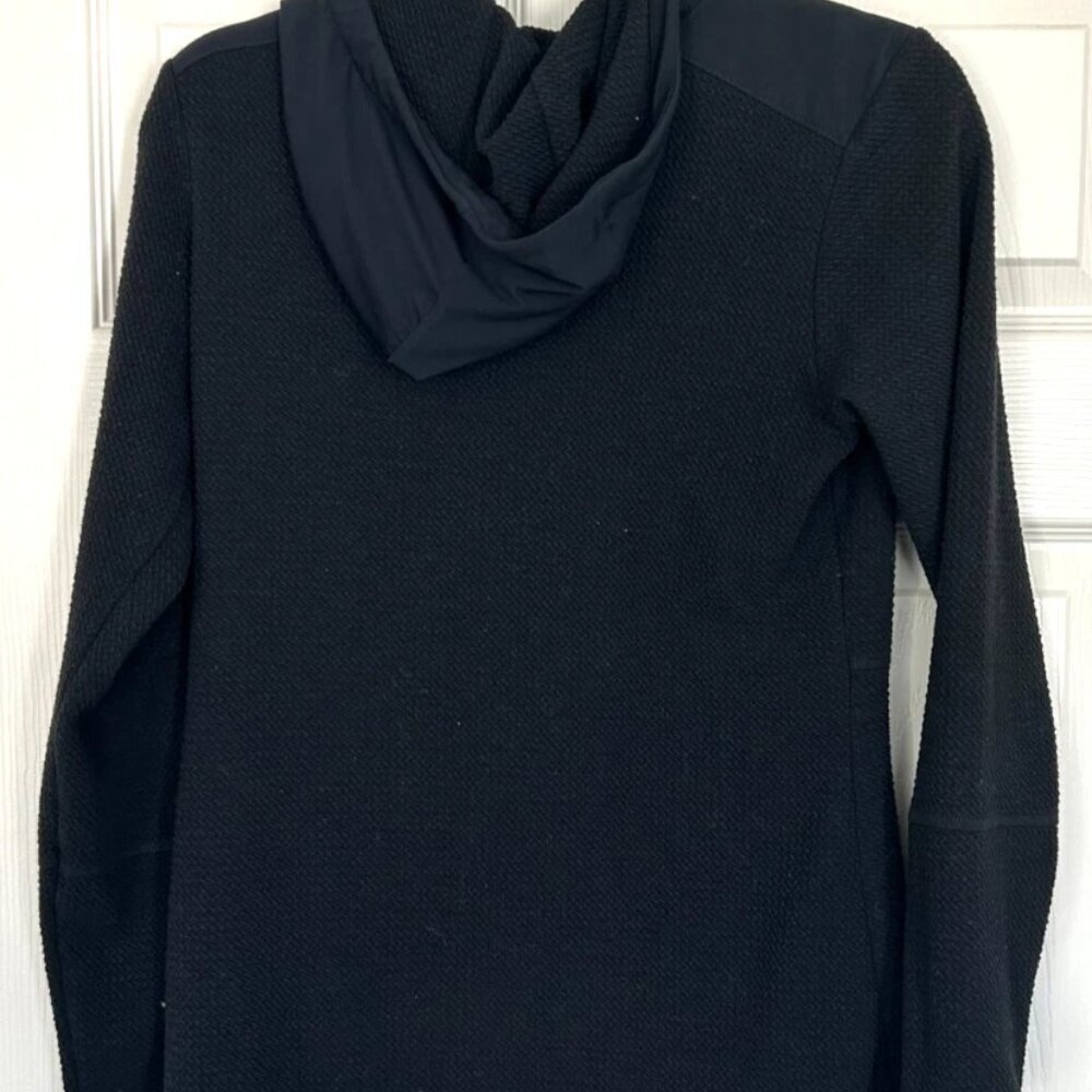 Columbia Black Women's Fleece 1/4 Zip Hoodie Jacket Pullover Size Small Coat - Picture 3 of 7